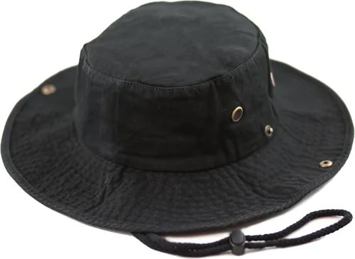 Miniatura 25 de The Hat Depot - Sombrero de safari, de algodón lavado a la piedra, de ala ancha, plegable, doble cara y sombrero de pesca 2. Algodón - Oliva