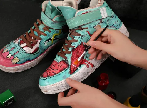 Miniatura 5 de Smalltongue Kit de pintura acrílica de cuero de 14 colores originales para zapatos, tenis, sofás, bolsos, asiento de automóvil, juego de tintes