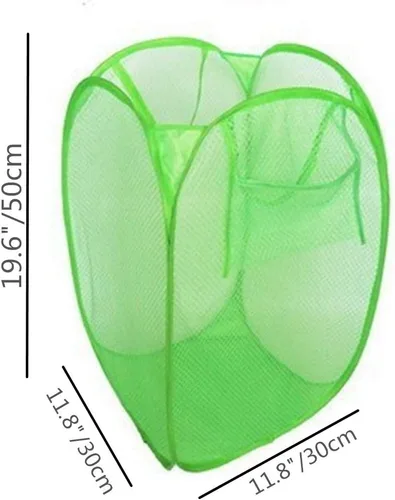 Miniatura 3 de Cesta de almacenamiento de malla rectangular pequeña plegable para ropa de bebé, organizador de armario, cubos de basura para habitación de niños