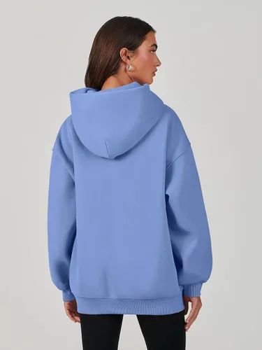 Miniatura 5 de ANRABESS Womens Oversized Hoodies Fleece Sweatshirts Long Sleeve Hooded Pullover Winter Clothes with Pocket