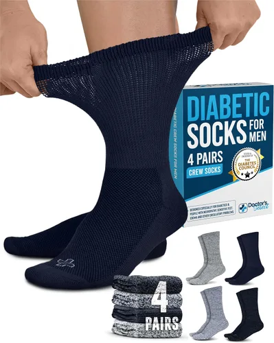Miniatura 11 de Doctor's Select Men's Diabetic Socks for Men Size 13-15 - 4 Pairs