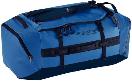 Miniatura 2 de Eagle Creek Bolsa de transporte de carga repelente al agua y equipaje ultraligero, Aizome Blue, 60L