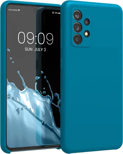 Miniatura 225 de kwmobile Funda Compatible con Samsung Galaxy A14 5G - Funda de teléfono de TPU y silicona con acabado suave - Verde Lima