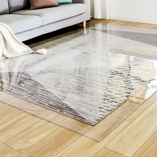 Miniatura 5 de Mantel de vinilo transparente rectangular de plástico, impermeable, resistente al aceite, protector de mesa de PVC para cocina, mesa de comedor