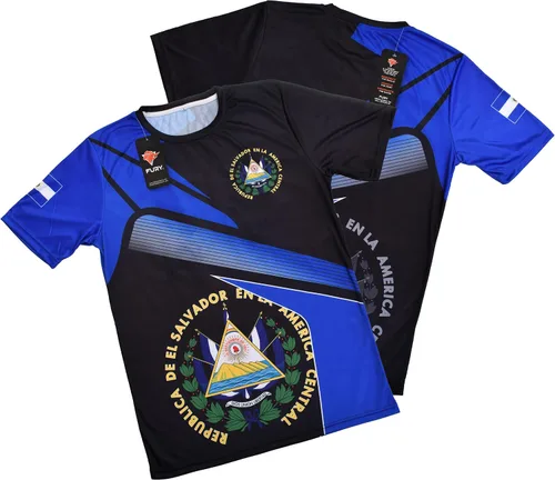 Miniatura 6 de Fury El Salvador Camiseta de Fútbol - Hombre/Mujer/Unisex/Hombres Camiseta de Futbol