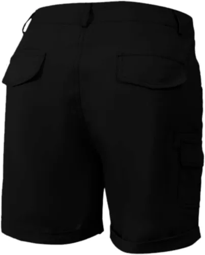 Miniatura 5 de Pantalones cortos de ajuste holgado para mujer, de cintura alta, casuales, deportivos, de cintura alta, pantalones cargo para mujer, pantalones