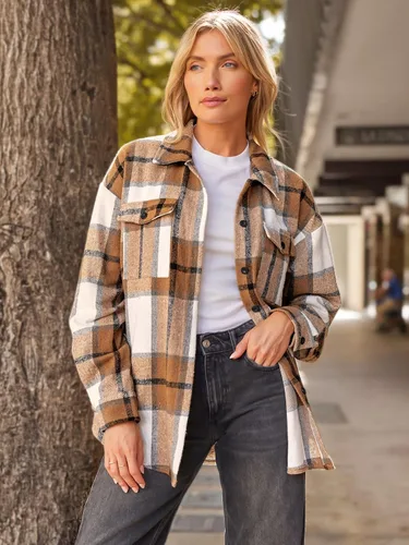 Miniatura 2 de AUTOMET Atuendos de otoño para mujer, ropa de moda, camisas, chaquetas de franela a cuadros con botones y manga larga 2024