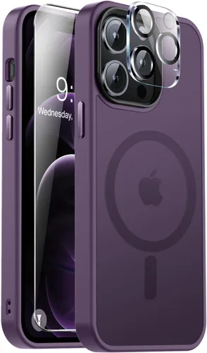 Miniatura 32 de Vooii Funda para iPhone SE 3ª/2ª/2020 con Magnético, Funda iPhone 8/7 [Compatible con Magsafe] [Diseño Integrado] Sensación de Agarre Cómoda Delgada