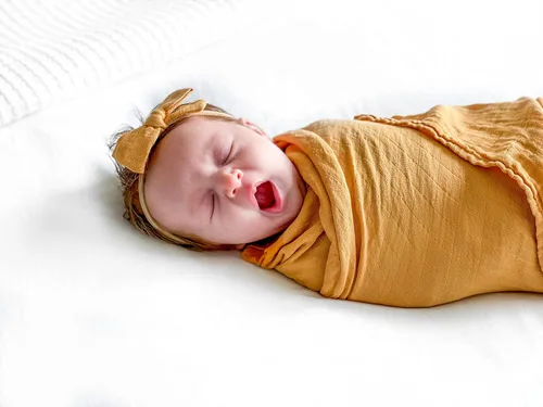 Miniatura 11 de BWD - Manta prémium para envolver al bebé, viscosa de bambú y algodón orgánico, para recién nacidos y bebés, manta de muselina para bebé, ultra