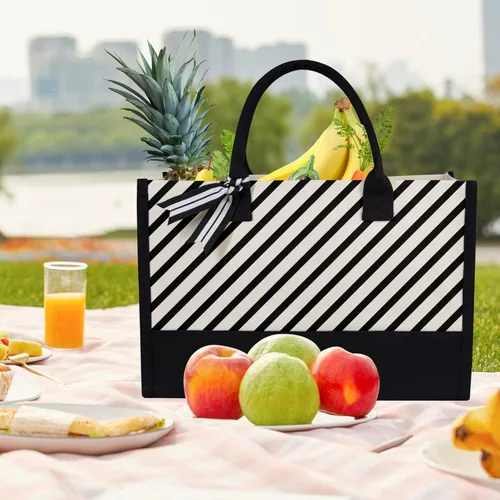Miniatura 3 de TOPDesign Bolsa de playa para mujer, bolsa de lona para vacaciones, viajes, fin de semana, vacaciones, viajes cortos, regalos personalizados