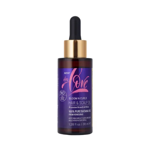 Bloom N Curls - Aceite de batana para cabello y cuero cabelludo, 100% orgánico, prensado en frío, aceite hondureño puro, promueve el crecimiento del