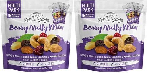 Miniatura 10 de Nature's Garden Mezcla de lujo Omega 3, Mezcla de frutos secos, Mezcla de nueces de lujo, saludable para el corazón, sin gluten, sin colesterol, sin