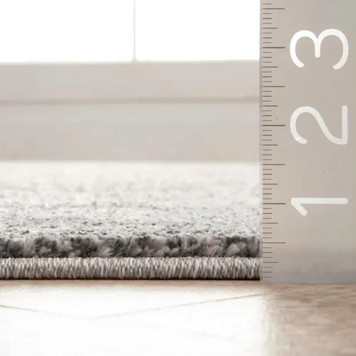 Miniatura 2 de nuLOOM Alfombra vintage tribal Bessie de 4 x 6, gris