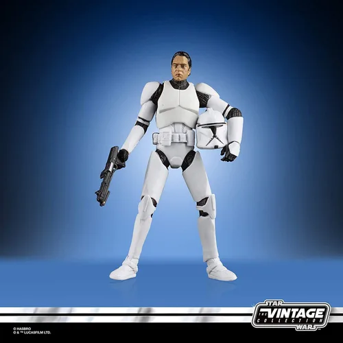 Miniatura 3 de STAR WARS The Vintage Collection - Juguete de soldado clon, figura de ataque de los clones a escala de 3.75 pulgadas, juguetes para niños a partir