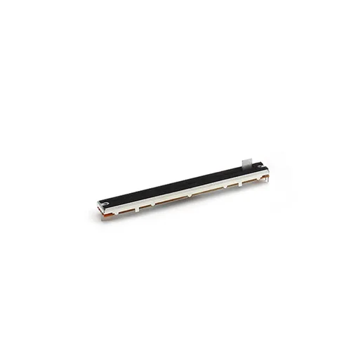 Miniatura 5 de Fielect 5 unids 10K Slide Potenciómetro de película de carbono Fader resistencias variables mezclador 5.039 in 3Pins 10K Ohm potenciómetros lineales