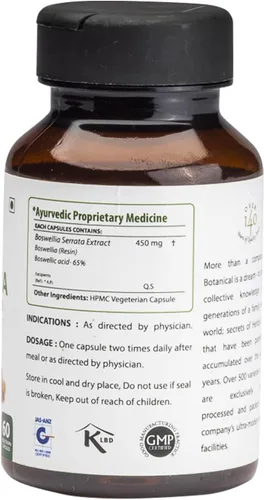 Miniatura 5 de bixa BOTANICAL Boswellia Serrata Extracto puro de alta calidad 65% ácido boswélico Suplemento herbario natural ayurvédico