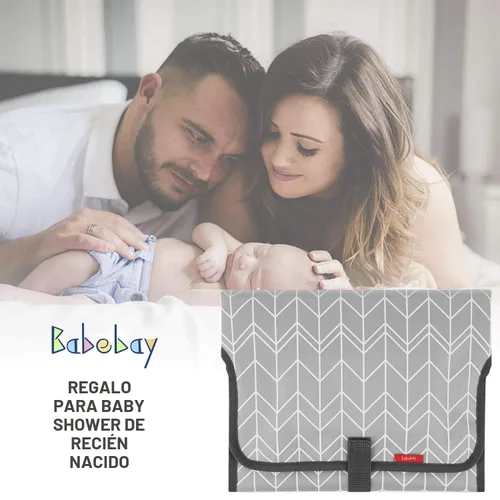 Miniatura 7 de Cambiador portátil para bebé, cambiador de viaje impermeable para mamás, papás, con almohada incorporada, excelente baby shower, regalos de registro