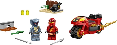 Miniatura 2 de LEGO NINJAGO Legacy Kai's Blade Cycle 71734 Ninja - Juego de construcción de motocicleta, con Ninjago Kai y una serpiente; nuevo 2021 (54 piezas)