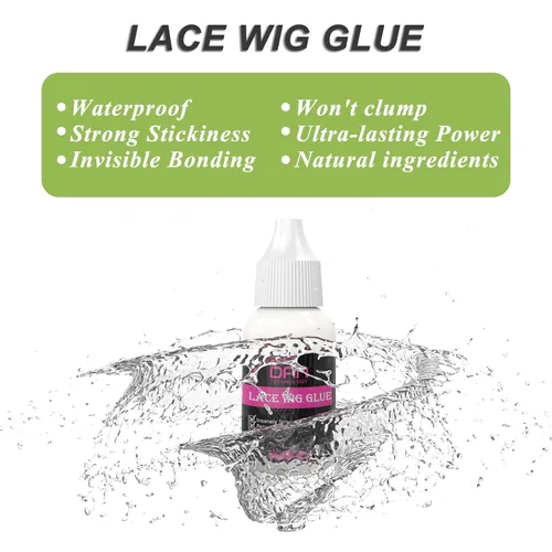 Miniatura 2 de DAN Technology Kit de pegamento y removedor de peluca de encaje, adhesivo impermeable para el cabello
