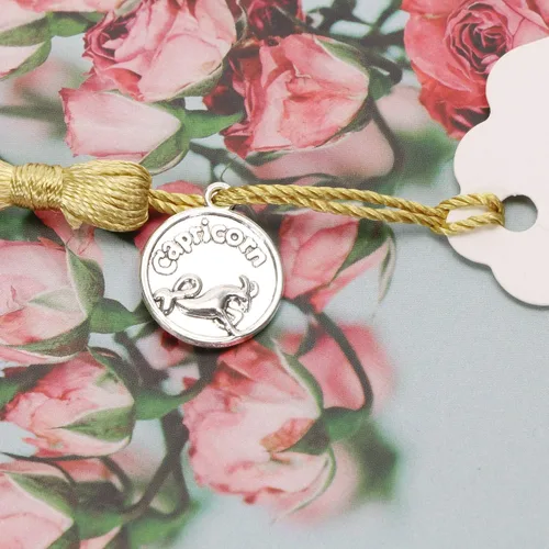 Miniatura 5 de Tupalizy 24 dijes de signo del zodiaco a granel para collares, pulseras, llaveros, aretes, gargantillas vintage redondas, 12 colgantes