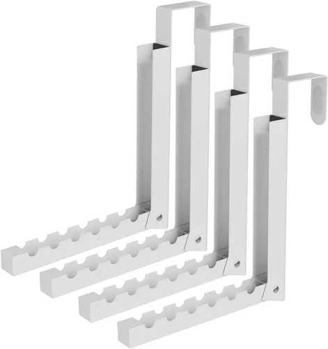 Miniatura 12 de ZMBESUP Perchero Plegable para Colgar Sobre la Puerta para Secar Ropa, Perchero Plegable para Colgar Abrigos para Cuarto de Lavandería