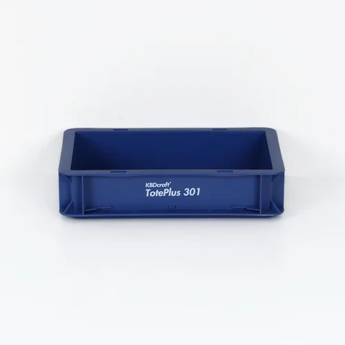 Miniatura 22 de KBDcraft Contenedor de almacenamiento apilable - Caja organizadora de plástico resistente y bandeja con paredes rectas, pequeños contenedores de Gris