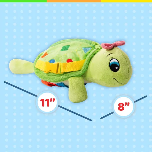 Miniatura 6 de Buckle Toys - Tortuga Belle - Actividad de aprendizaje - Desarrollar habilidades motoras y resolución de problemas - Contar y reconocimiento