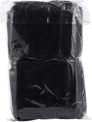 Miniatura 9 de Mega Pet Paquete de 100 bolsas de regalo de organza negra de 2.8 x 2.0 in, bolsas de satén con cordón, bolsas de regalo de joyería de caramelo