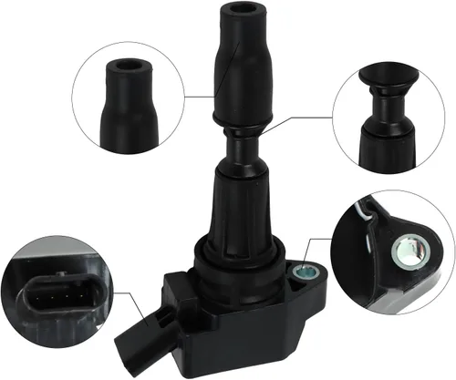 Miniatura 6 de Paquete de 4 bobinas de encendido UF-764 y bujías de iridio compatibles con Hyundai Santa Fe 2019-2020 L4 2.4L y Kia Optima 2016-2020 L4 2.4L