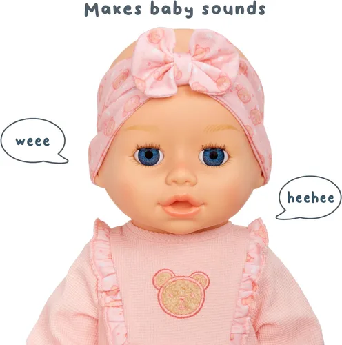 Miniatura 7 de Muñeca Baby Born Aprende a Caminar Annabell - Ojos Azules: Características Realistas para Niños a Partir de 3 Años, Anda, Rastrea, Se Sienta y Da