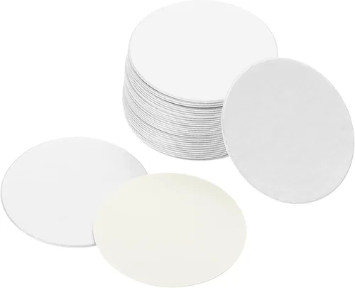 Miniatura 10 de PATIKIL Revestimiento de tapa de papel de aluminio de 0.709 in/0.7 pulgadas, 100 revestimientos de sellado térmico resistentes por inducción