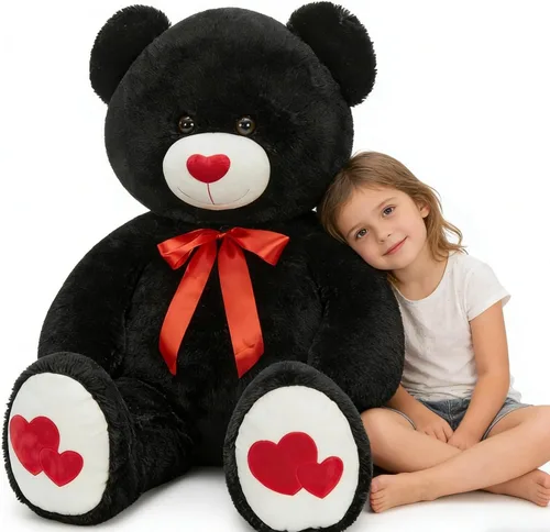 Miniatura 26 de Tezituor Oso de Peluche Marrón Beige de 24 Pulgadas - Juguetes de Oso de Peluche para Niños y Niñas
