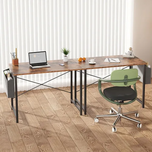 Miniatura 8 de NEWBULIG Escritorio de Computadora de 40 Pulgadas, Escritorios de Oficina en Casa para Dormitorio, Escritura, Juegos, Mesa de Trabajo y Estudio