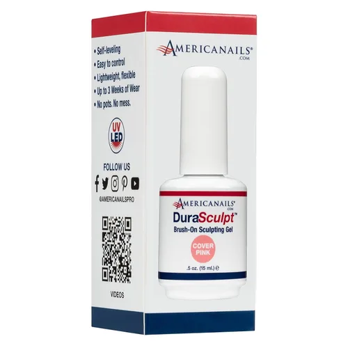 Miniatura 5 de Americanails DuraSculpt - Gel escultor con brocha, constructor en una botella, gel de escultura empapado para extensiones de uñas, gel constructor