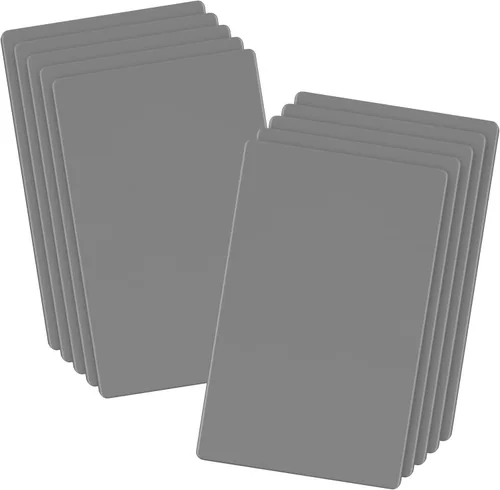 Miniatura 30 de LIDER Placa de Pared de Metal Doble Lisa, Resistente a la Temperatura e Impacto, Acero Inoxidable 304, Cubierta sin Tornillos, Actualización