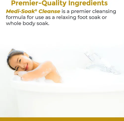 Miniatura 3 de Premier Research Labs Medi-Soak - Sales de baño para remojo de pies y cuerpo, baño de sal marina para mujeres y hombres, baño mineral relajante