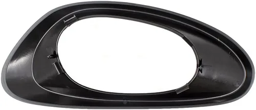 Miniatura 4 de Brock Reemplazo de pasajeros Interior delantero Interior Manija de puerta Bisel negro texturizado compatible con 02-09 Trailblazer y 02-06 EXT