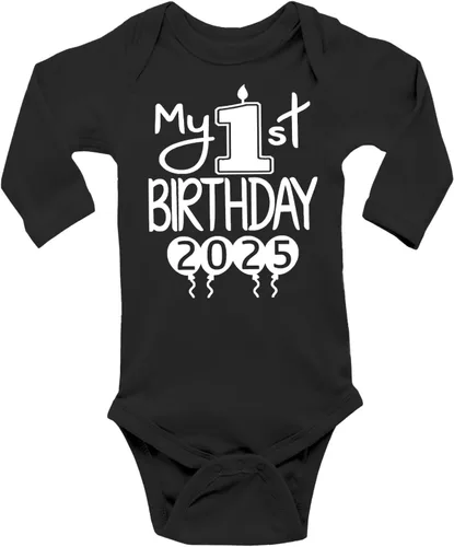 Miniatura 33 de Reaxion Traje de cuerpo entero hecho a mano para bebé niño y niña, mi primer cumpleaños 2024