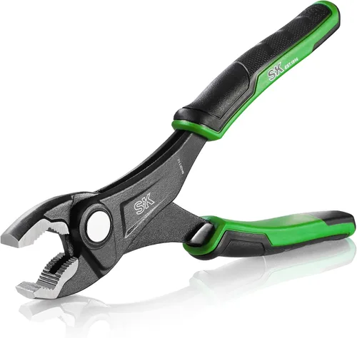 Miniatura 9 de SK Alicates deslizantes de 8 pulgadas, construcción CR-V premium, mango ergonómico antideslizante para un agarre cómodo