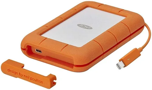 Miniatura 2 de LaCie Disco duro externo Thunderbolt USB-C de 2 TB, color naranja