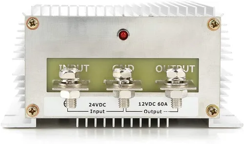 Miniatura 5 de Convertidor de fuente de alimentación de CC CC, 24 V a 12 V 60 A 720 W módulo regulador de voltaje reductor con carcasa de aluminio fundido a