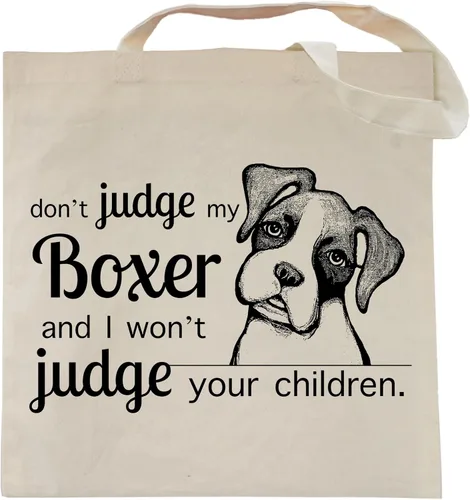 Miniatura 28 de Pet Studio Art Bolso tote Don't Judge My Dog DOBERMAN