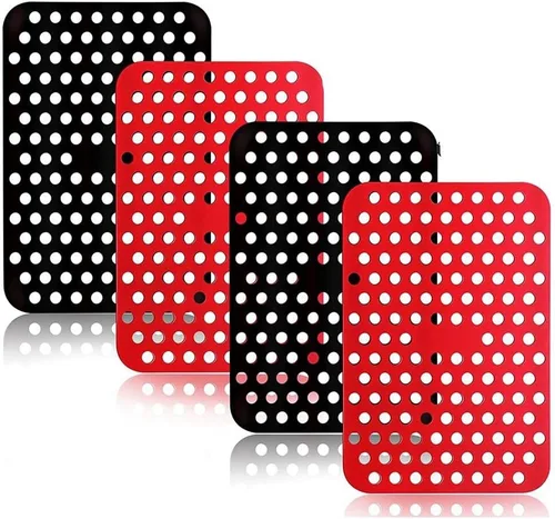 Forros reutilizables de silicona para freidora de aire Ninja Foodi Dual DZ201, accesorios antiadherentes para freidora de aire, papel pergamino