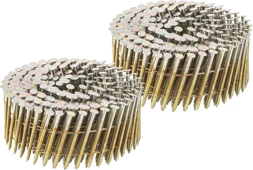 Miniatura 10 de meite Clavos de revestimiento de 15 grados de 1-1/2 pulgadas x 0.083 pulgadas, 14.000 unidades, clavos de revestimiento de cabeza redonda completa