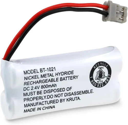 Miniatura 2 de BT-1021 BBTG0798001 Compatible con Uniden BT-1021 BT1021 BT-1008 BT-1016 BT-1025 2.4V 800mAh Batería de repuesto recargable para teléfono inalámbrico