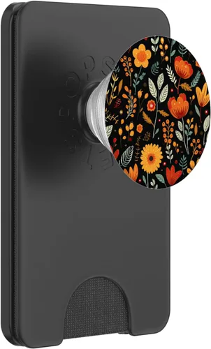 Miniatura 7 de Flores de otoño y hojas de otoño PopSockets intercambiables PopGrip