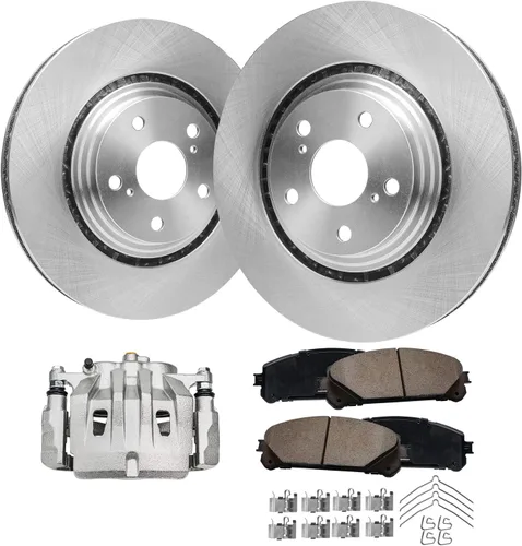 Miniatura 60 de Detroit Axle - Rotores de freno para Nissan NV2500 NV3500 NV1500 NV1500 2012-2021, repuesto de rotores de freno de disco: rotor delantero de 14.17