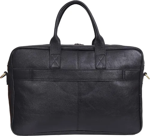 Miniatura 4 de Maletín de piel de 18 pulgadas para ordenador portátil, bolsas de mensajero para hombres y mujeres, la mejor bolsa de oficina, escuela, universidad