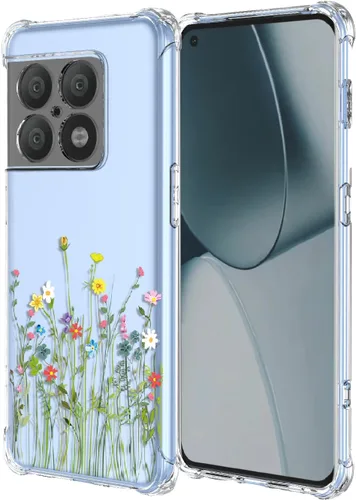 Miniatura 21 de Funda para OnePlus Nord CE 2 Lite 5G Clear Flower Phone Case Soft TPU a prueba de golpes, antiarañazos, funda protectora para 1+Nord CE2 Lite 5G