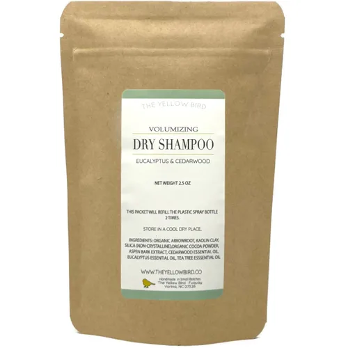 Miniatura 10 de Yellow Bird - Champú en polvo seco Natural y orgánico Sin aerosol Para cabello rubio, moreno y oscuro Sin benceno, vegano